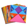 LEAN Origami rinkinys su spalvotu popieriumi ir instrukcijų knygele, 100 lapų