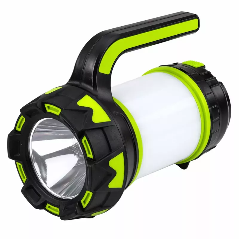 LEAN žibintuvėlis LED lempa 2in1 Camping Tourist Įkraunamas Daugiafunkcinis