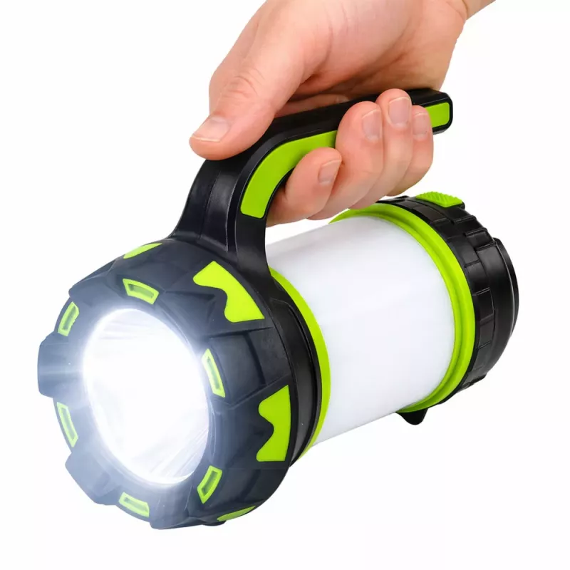 LEAN žibintuvėlis LED lempa 2in1 Camping Tourist Įkraunamas Daugiafunkcinis