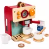 LEAN TOYS Wooden Coffee Maker Set Small Barista Cups Accessories