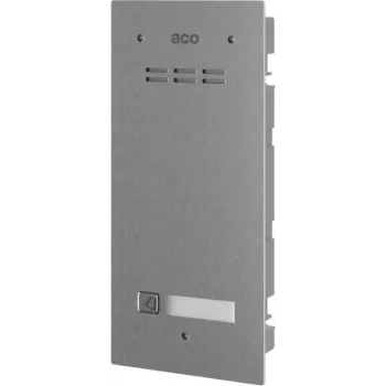 ACO FAM-P-1NPACC Įleidžiamas skydelis su RFID skaitytuvu 1 abonentui, sidabrinis