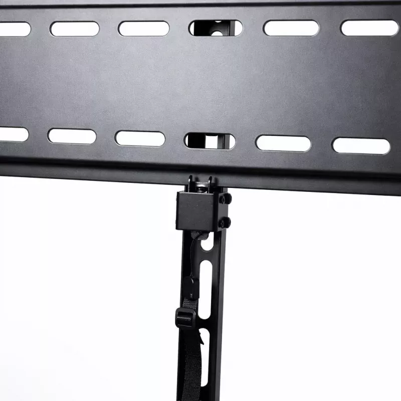 ART AR-95 Fiksuotas TV laikiklis sienai, 55-100 colių ekranams, 140 kg talpa, VESA 900x600, 33 mm profilis, juodas