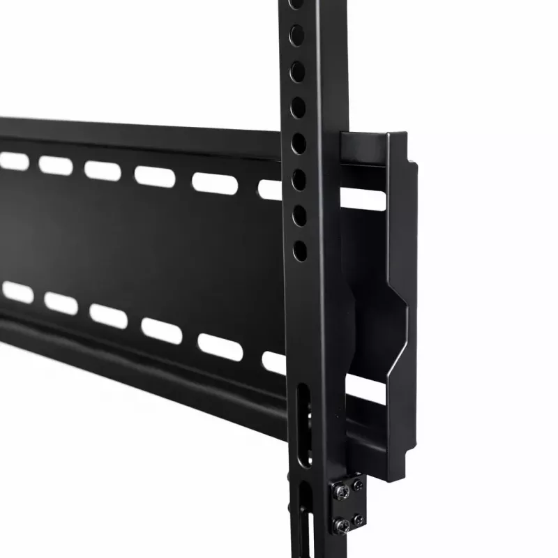 ART AR-95 Fiksuotas TV laikiklis sienai, 55-100 colių ekranams, 140 kg talpa, VESA 900x600, 33 mm profilis, juodas
