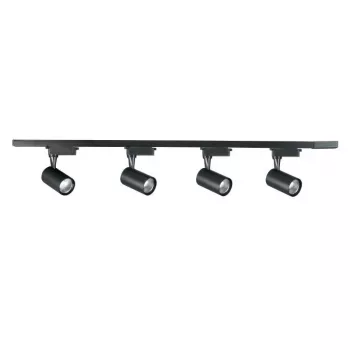 LED bėginė apšvietimo sistema STR-4X15W-B 15W 4 taškai 60W 5200lm 4000K juoda