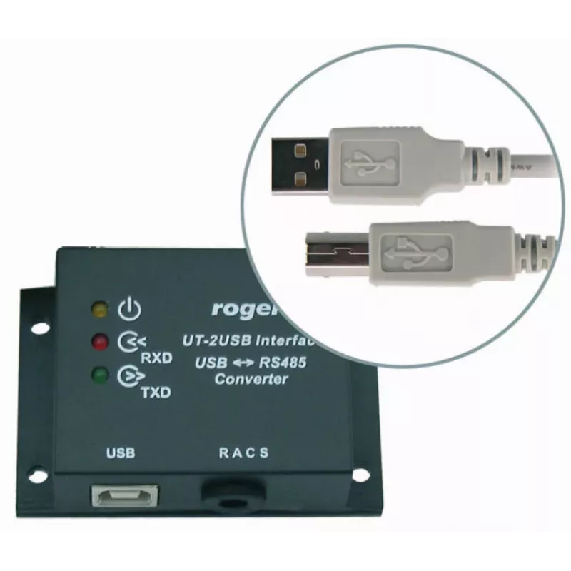 ROGER UT-2 USB sąsaja – programavimo kabelis vartų automatizavimui
