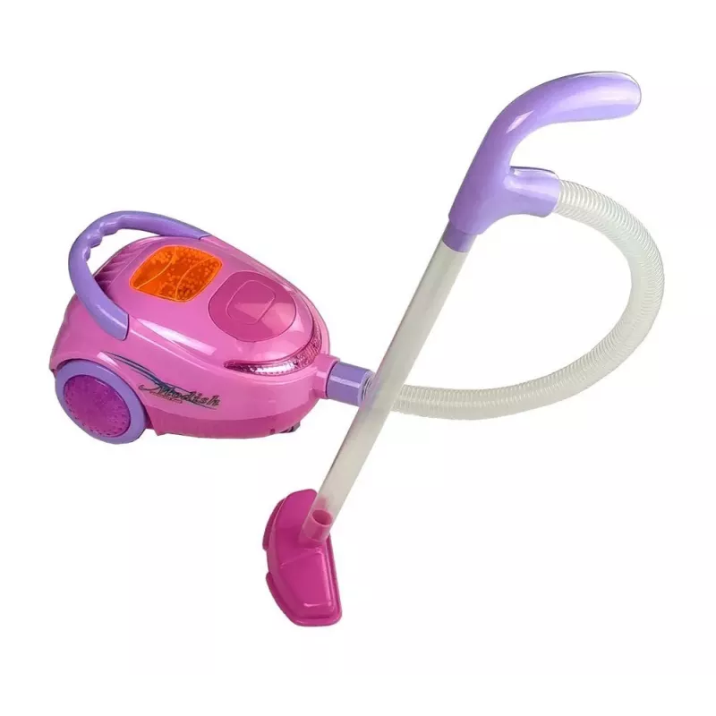 LEAN TOYS Valymo rinkinys ant vežimėlio su dulkių siurbliu