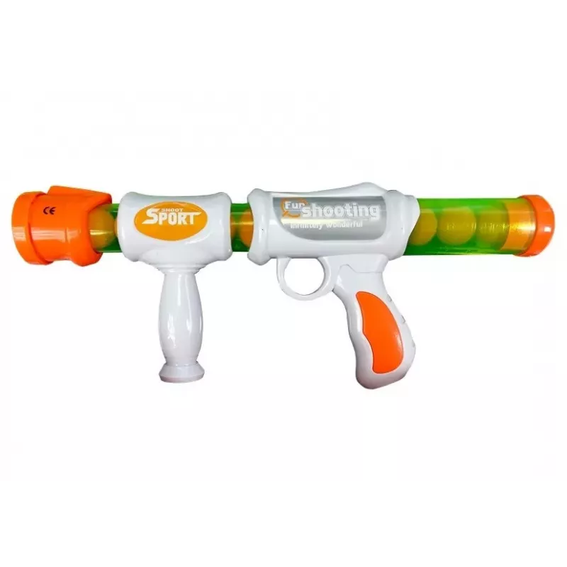 LEAN TOYS Soft Ball Gun Rifle Practice Your Aim Target Cups