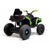 Quad BDM0906 elektrinis vaikiškas keturratis su pripučiamais ratais, LED šviesomis, MP3, juodas