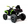 Quad BDM0906 elektrinis vaikiškas keturratis su pripučiamais ratais, LED šviesomis, MP3, juodas