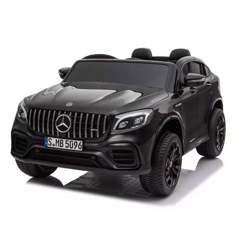 LEAN CARS elektrinis vaikiškas automobilis Mercedes GLC 63S QLS MP4 juodas dažytas