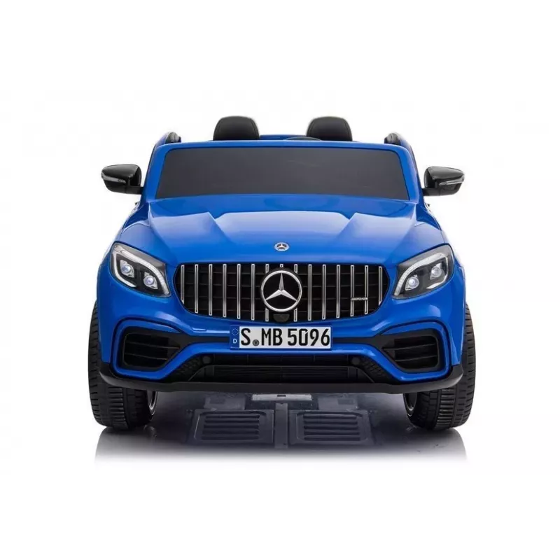 LEAN CARS elektrinis vaikiškas automobilis Mercedes GLC 63S QLS MP4 mėlynas dažytas