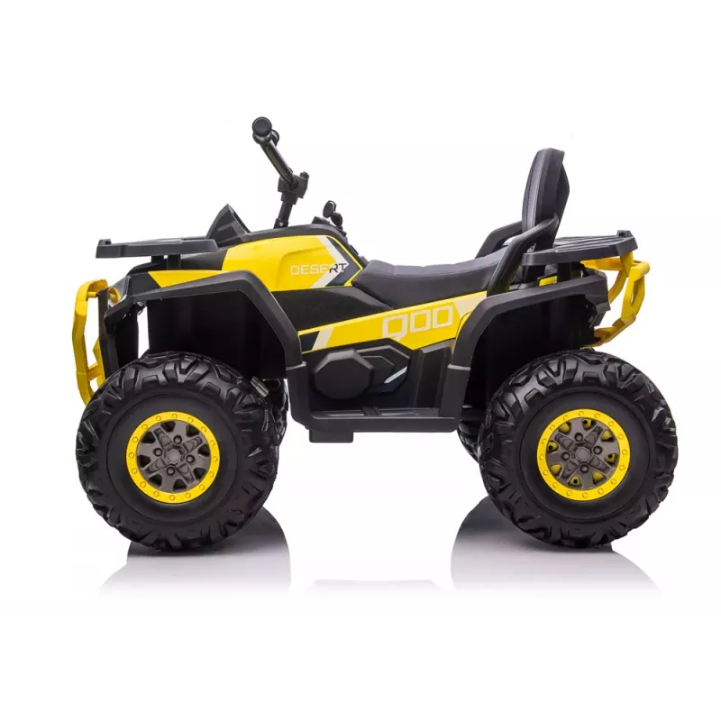 QUAD LOCK Electric Ride On Quad XMX607 for Kids with LED Lights MP3 - Geltona