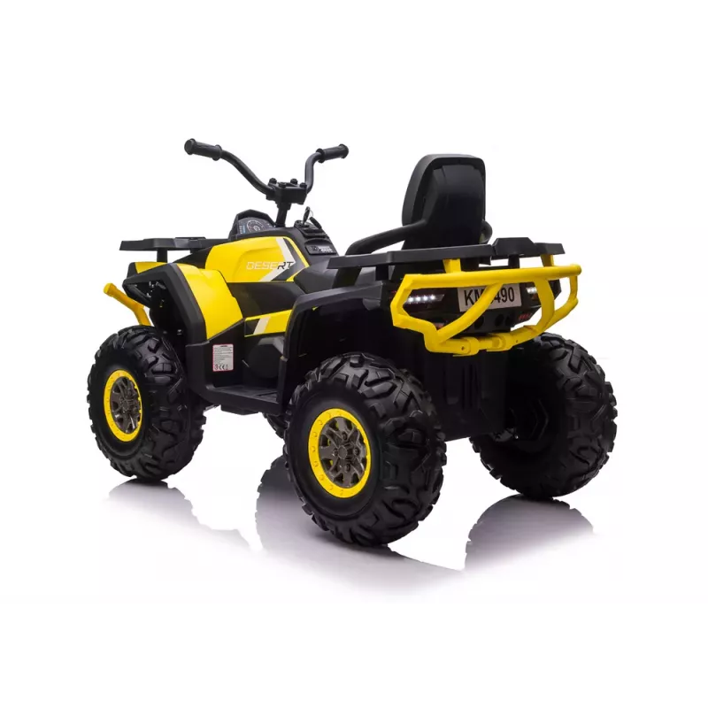 QUAD LOCK Electric Ride On Quad XMX607 for Kids with LED Lights MP3 - Geltona