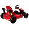 LEAN CARS XMX619 Raudonai dažytas vorinis baterijinis go-kartas