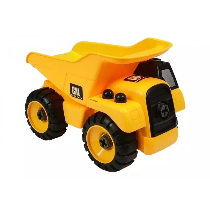 LEAN TOYS Construction Site Set Excavator Truck Crane
