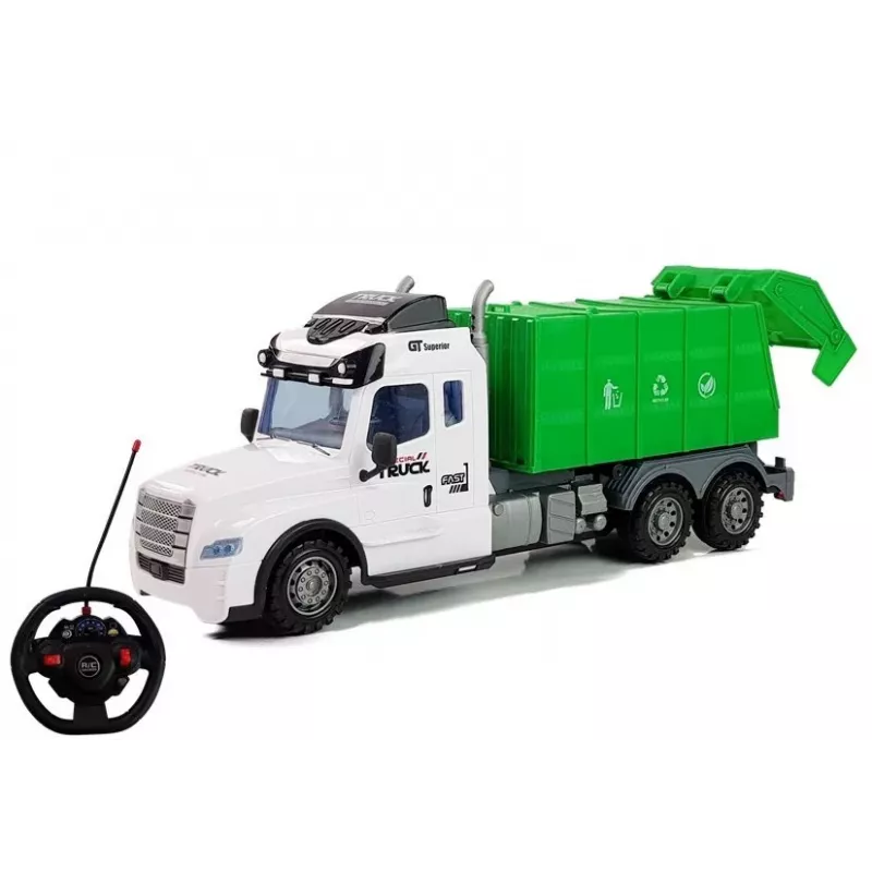 LEAN TOYS Šiukšliavežis Radijo Valdymas R/C 1:16 Mastelis 2.4 GHz