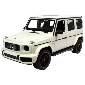 Mercedes G63 AMG Rastar nuotoliniu būdu valdomas visureigis R/C baltas 1:14