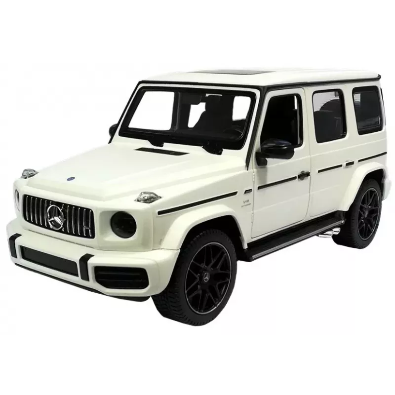 Mercedes G63 AMG Rastar nuotoliniu būdu valdomas visureigis R/C baltas 1:14