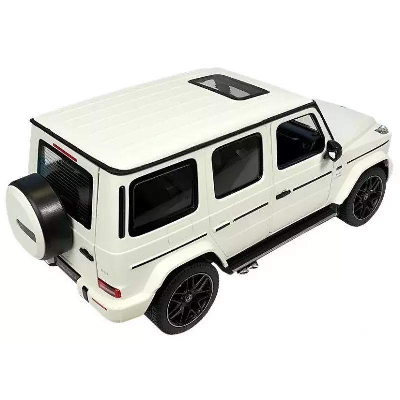 Mercedes G63 AMG Rastar nuotoliniu būdu valdomas visureigis R/C baltas 1:14
