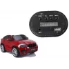 LEAN CARS Radijo skydelis elektriniam vaikiškam automobiliui BMW X6M