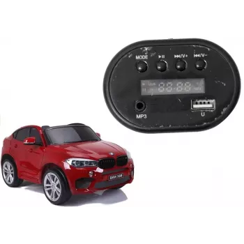 LEAN CARS Radijo skydelis elektriniam vaikiškam automobiliui BMW X6M