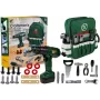 LEAN TOYS DIY Kuprinės įrankių rinkinys su grąžtu, 100 dalių