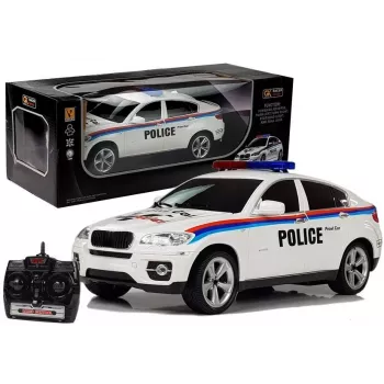 Policinis kupė automobilis su nuotolinio valdymo pultu R/C 4861 Lean Toys