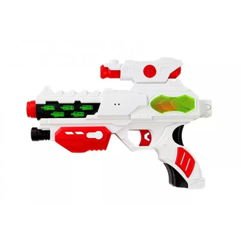 LEAN TOYS Space Laser Gun with Sword and Mask