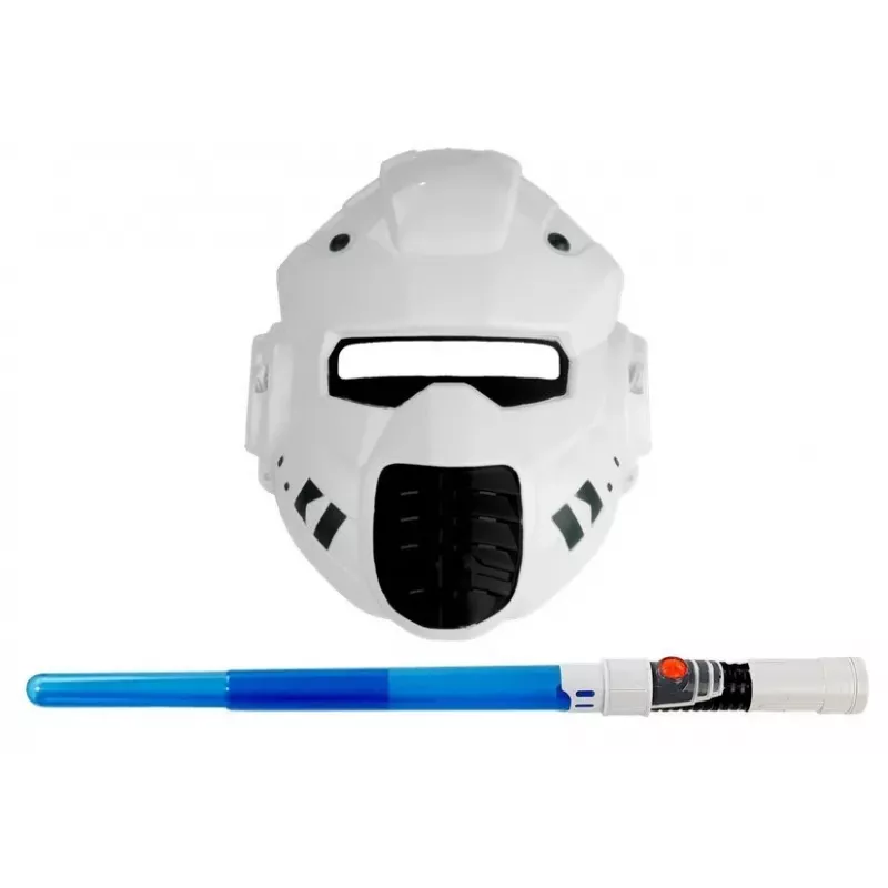 LEAN TOYS Space Laser Gun with Sword and Mask