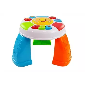 LEAN TOYS Mokomasis stalas kūdikiams Spalvingas su garsais