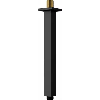DEANTE lubinis dušo antgalis 250 mm matinė juoda Arnika Nero