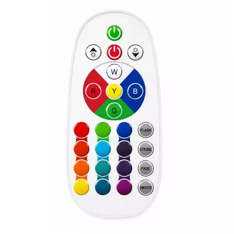 LEAN Dekoratyvinė naktinė lemputė LED RGB Akvariumas su žuvimis 16 spalvų USB Balta