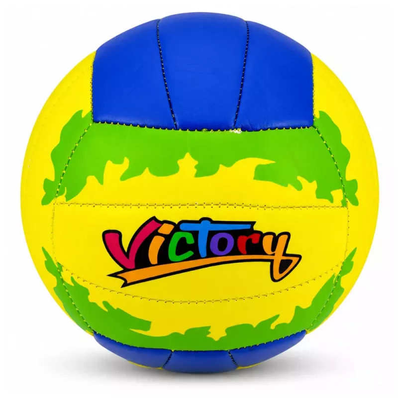 LEAN TOYS Volleyball Training Ball, Yellow and Blue, 22cm, Size 5