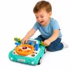LEAN TOYS Interaktyvus vairavimo simuliatoriaus skydelis su šviesomis ir garsais, mėlynas