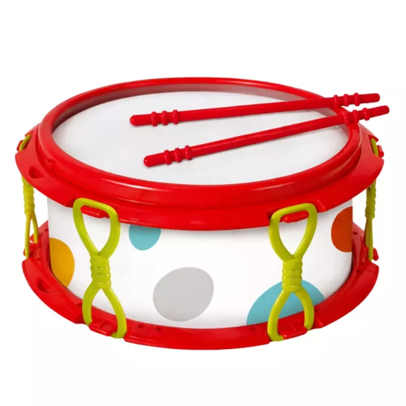 LEAN TOYS Muzikiniai instrumentai vaikams Būgnas Barškučiai Tamburinas Kastanjetės