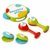 LEAN TOYS Muzikiniai instrumentai vaikams Būgnas Barškučiai Tamburinas Kastanjetės