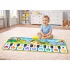 LEAN TOYS Interaktyvus šokių kilimėlis pianinas Zoo gyvūnai 10 melodijų 126 cm