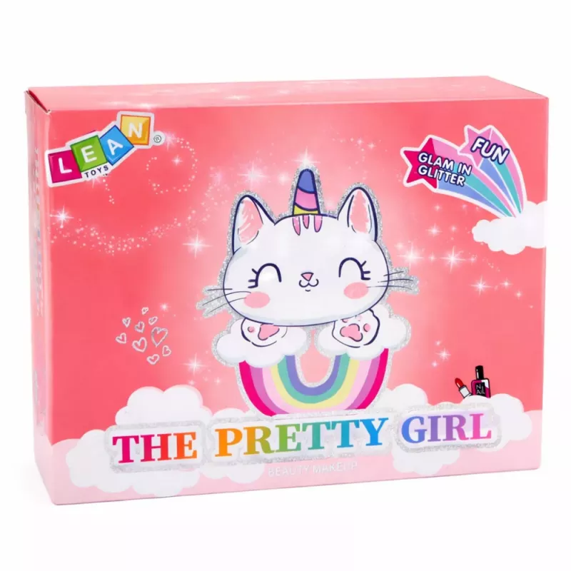 LEAN TOYS Grožio rinkinys Vienaragis Kosmetinė Nagų aksesuarai Kosmetika