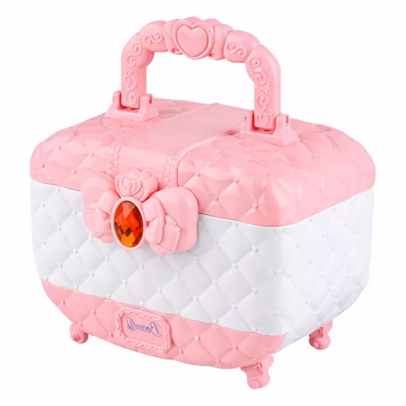 LEAN TOYS Grožio rinkinys makiažui ir nagams, kosmetikos dėklas vaikams