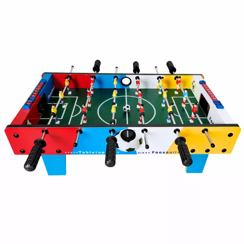 LEAN TOYS Mini stalo futbolo įgūdžių žaidimo stalas su 2 kamuoliais, 69 cm