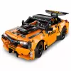 LEAN TOYS RC automobilis su nuotolinio valdymo pultu, konstrukciniai blokeliai, oranžinis, 545 vnt.