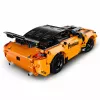 LEAN TOYS RC automobilis su nuotolinio valdymo pultu, konstrukciniai blokeliai, oranžinis, 545 vnt.