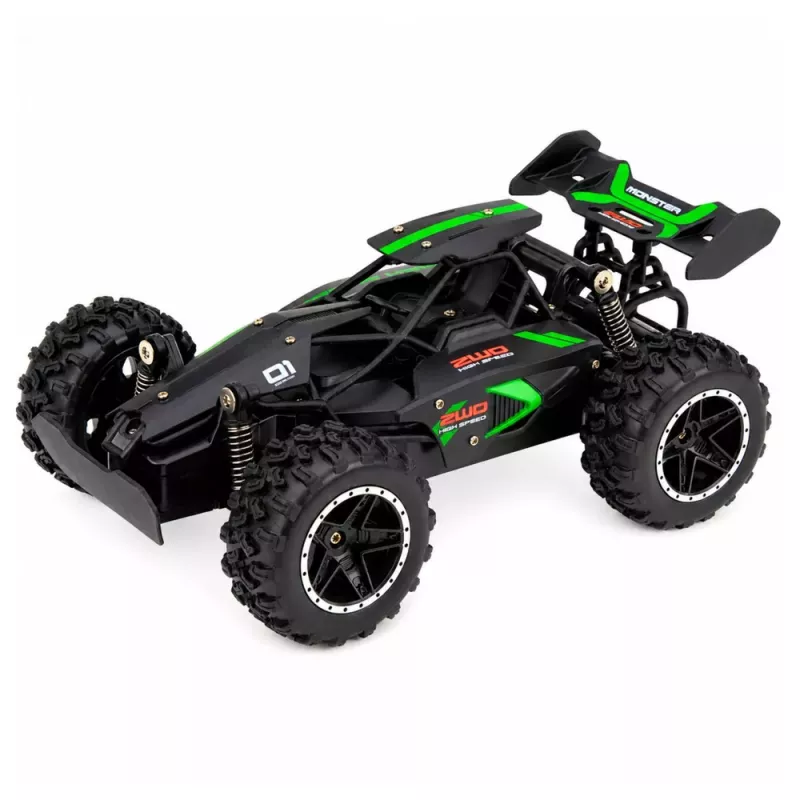 LEAN TOYS RC Visureigis Laipiojantis Automobilis Nuotoliniu Valdymu Juodas 1:18 15 KM/H