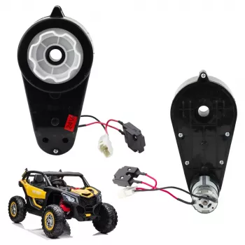 LEAN TOYS 24V variklio pavarų dėžė, skirta XB-2118 elektrinei važiuoklei, 13500 aps./min. RS550 variklis