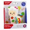 LEAN TOYS Sensorinis žaislas mažiems vaikams Lama su virvelėmis Pop-It karoliukai
