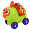 LEAN TOYS Interaktyvus bitės sensorinis automobilis mažyliams, žalias