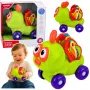 LEAN TOYS Interaktyvus bitės sensorinis automobilis mažyliams, žalias