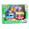LEAN TOYS Ledų furgonėlio konstravimo rinkinys su motorizuota mergaitės figūrėle