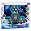 LEAN TOYS Whack-A-Mole Creatures Arcade Game For 3 Players 3 Modes Glowing Hammers