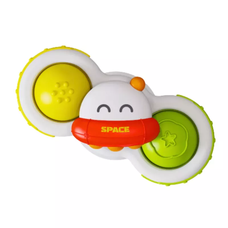 LEAN TOYS Žaislai mažiems vaikams Sensoriniai suktukai su siurbtuku Pop-It Spalvoti 3 vnt.